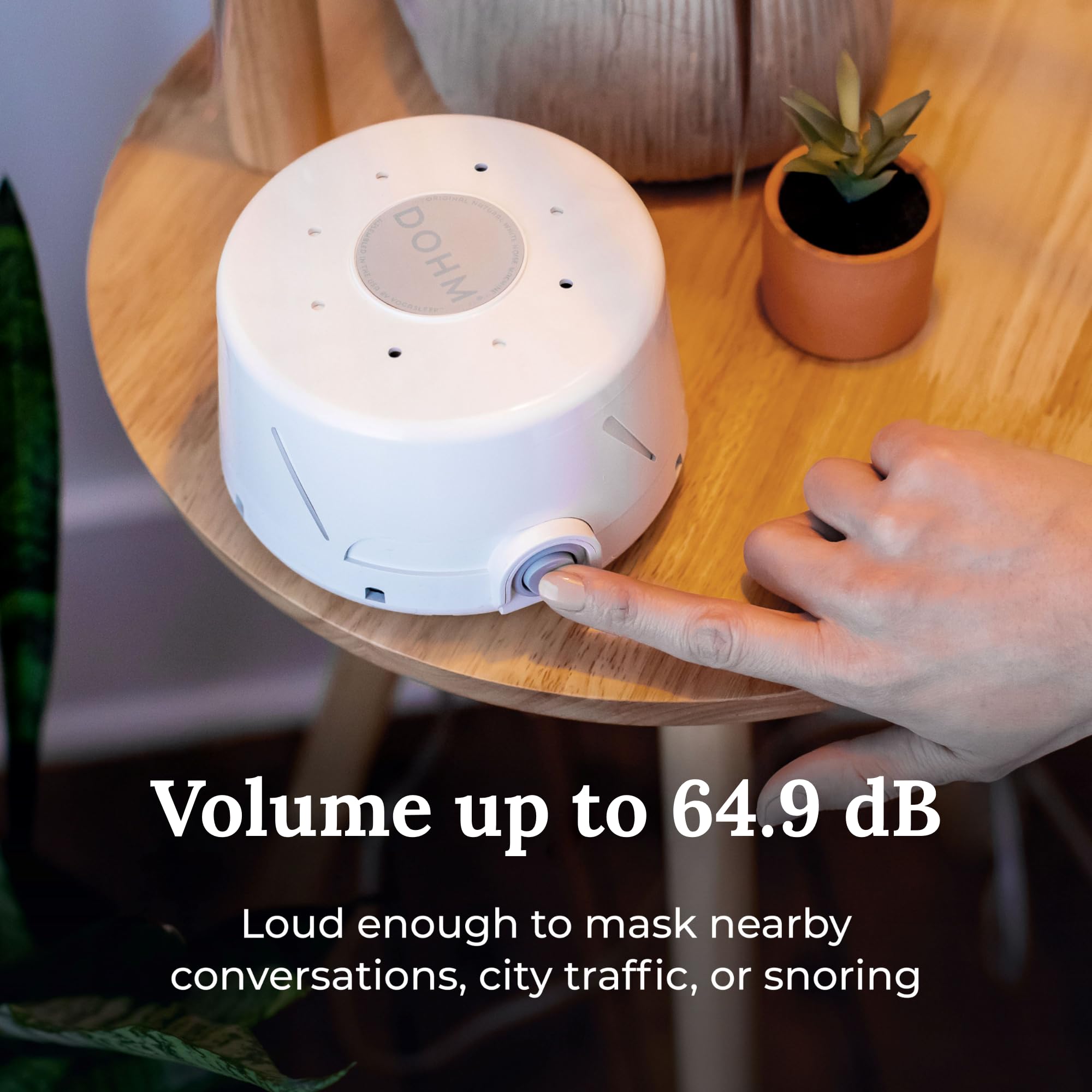 Yogasleep Dohm Classic (White) The Original White Noise Sound Machine, Soothing Natural Sounds From A Real Fan, Sleep Therapy Fo